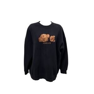 Ambler Women's Sweater Size Large Pullover Crew Neck Navy Color High Quality